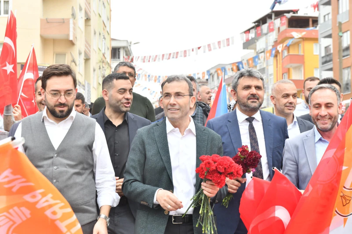 Komşularımızla sevgi yürüyüşünde bir araya geldik