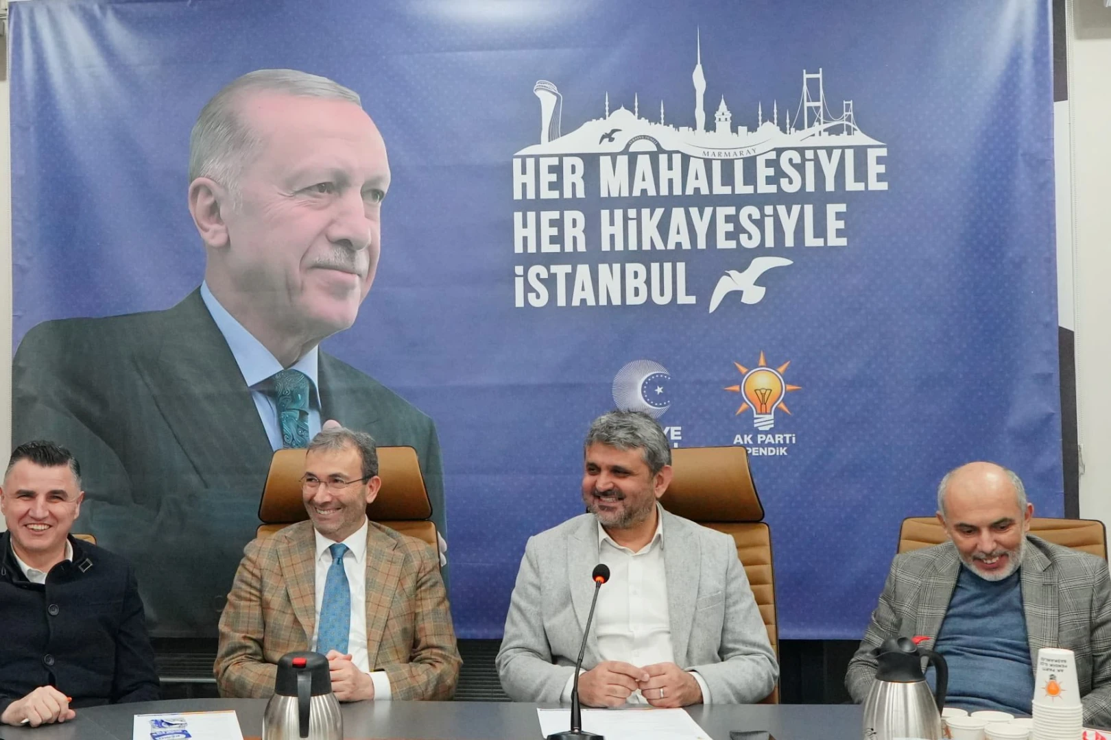 Teşkilatımızla bir araya gelerek toplantımızı gerçekleştirdik