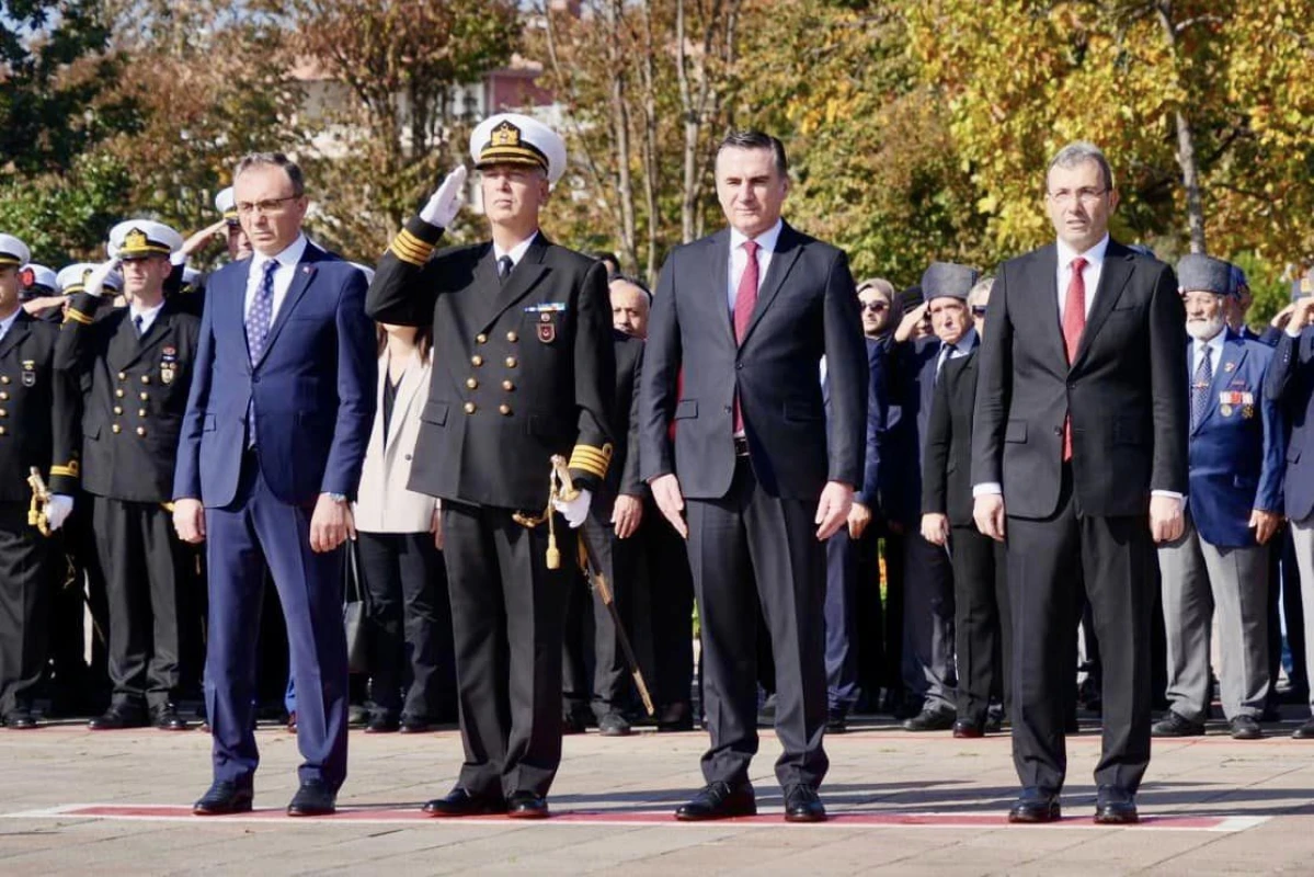 Cumhuriyetimizin 101. yılı dolayısıyla Atatürk Anıtı’nda gerçekleştirilen çelenk sunma törenine katıldık