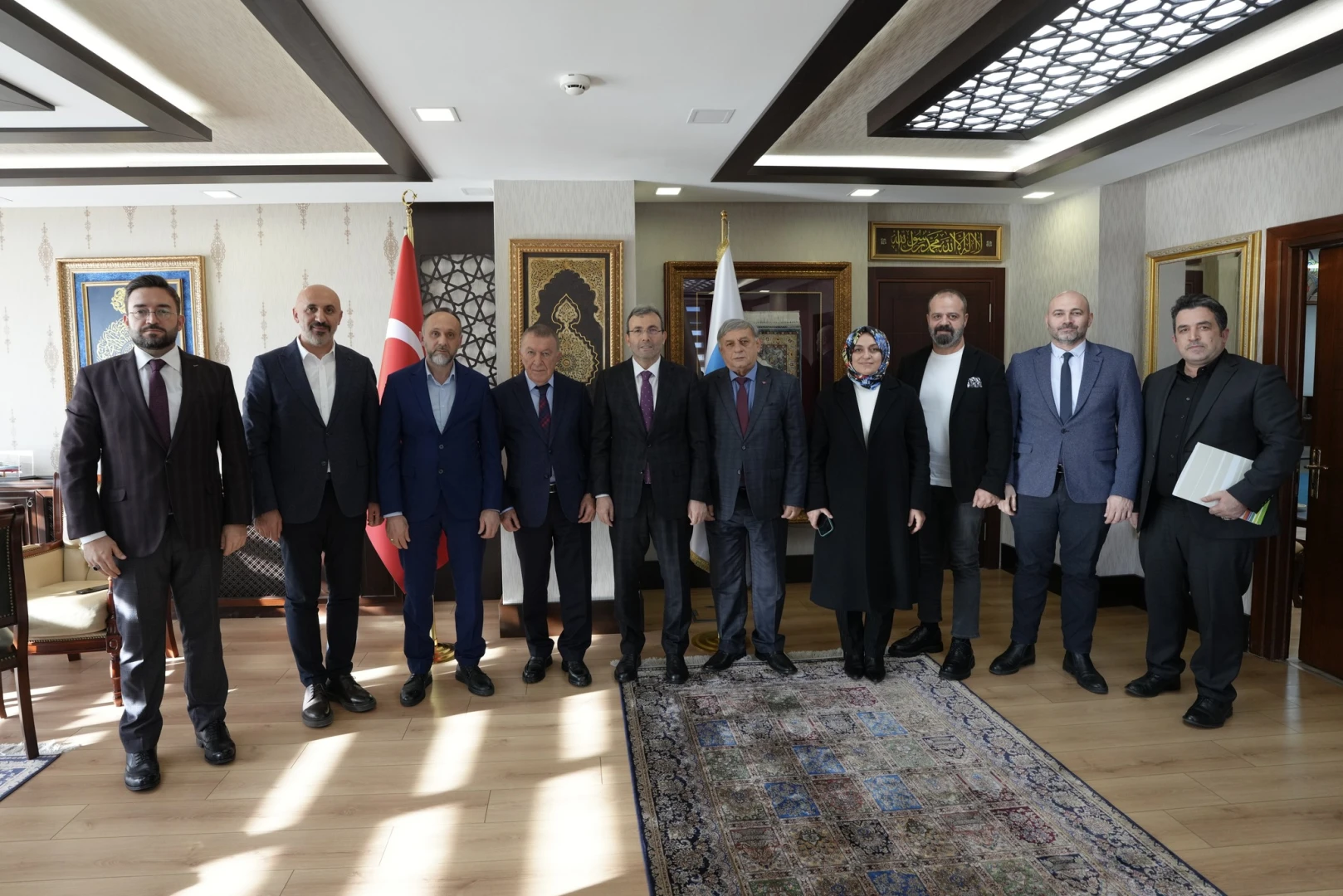 Pendik Kent Konseyi Başkanımız Süleyman Yılmaz ve Yürütme Kurulu Üyelerini belediyemizde misafir ettik